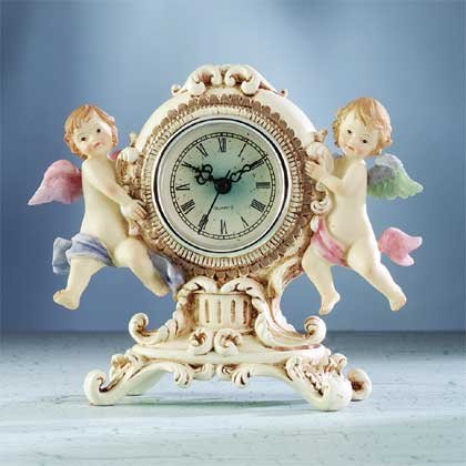 33220 Victorian Clock with Cherubs