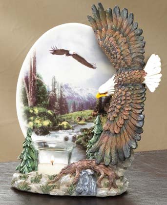 35197 Eagles Plate Votive Holder