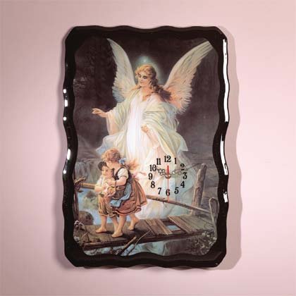 33283 Guardian Angel Wall Clock