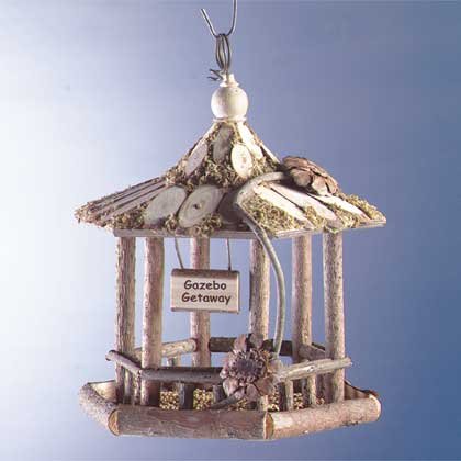 33742 Rustic Gazebo Birdfeeder