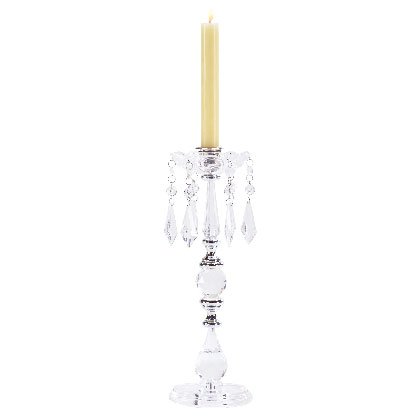 33802 Clear Acrylic Drops Candle Holder