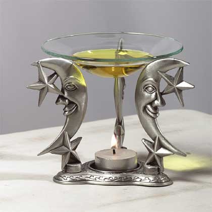 33866 Pewter Celestial Oil Warmer
