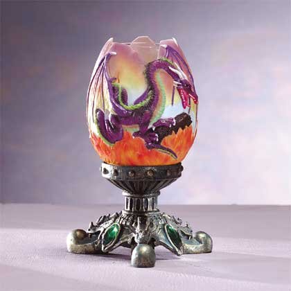 33916 Alab Dragon Egg Candle Holder