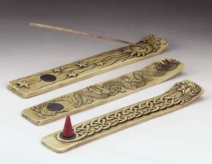 34036 6 Celtic Design Incense Burners (Retail - $4.99ea)