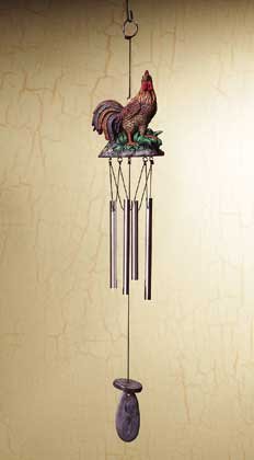 34062 Rooster Wind Chime