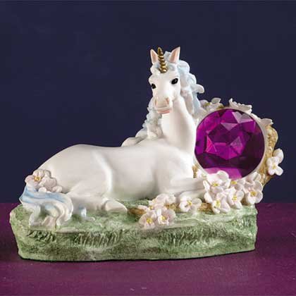 34079 February Birthstone Unicorn