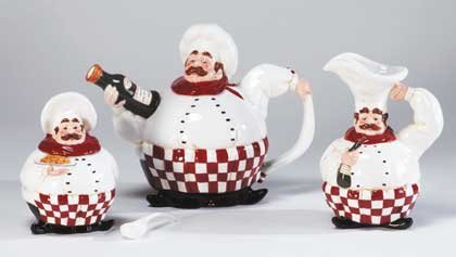 34344 Chubby Chef Tea Set
