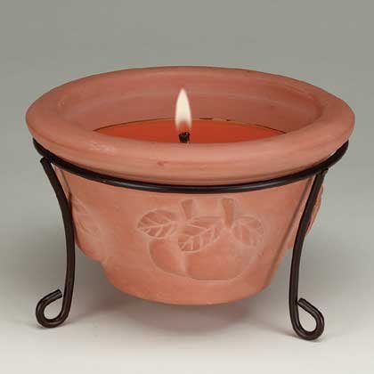 34603 Citronella Candle in Terra Cotta Pot