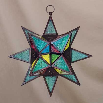 34690 Star-Shaped Candle Lantern