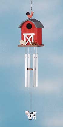 34719 Wood Barn Wind Chime