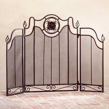 34770 Metal Fireplace Screen