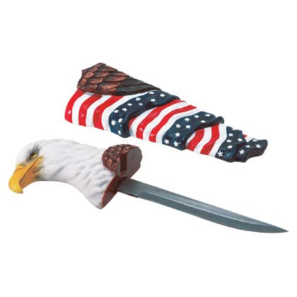 34803 American Flag & Eagle Design Dagger