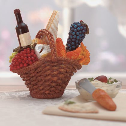 34845 Wine-Cheese Spreaders & Basket Set
