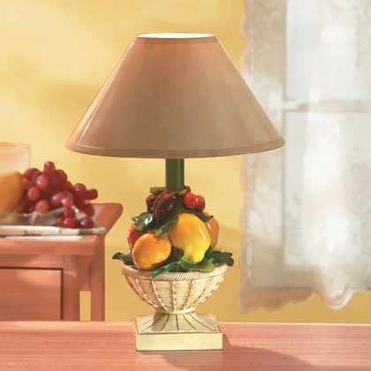 35028 Mixed Fruit Basket Lamp