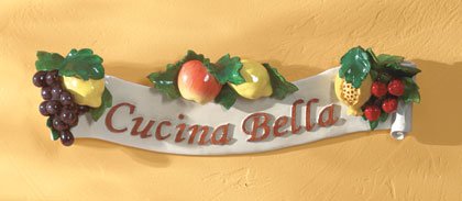 35031 Cucina Bella Wall Plaque