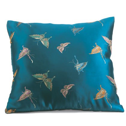35042 Butterfly Design Satin Pillow