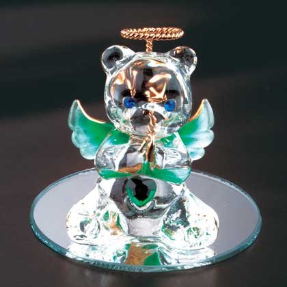 35071 May Glass Angel Bear