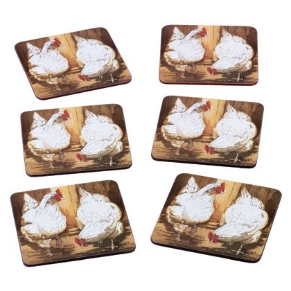 35064 Hen-themed Coasters