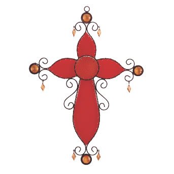 35106 Leather Crucifix