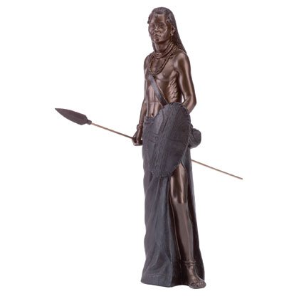 35160 Maasai Warrior Statue