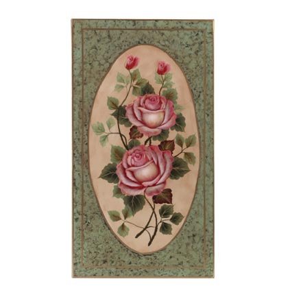 35266 Rose Design Wall Plaque