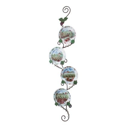 35326 Vineyard Motif Plate Set