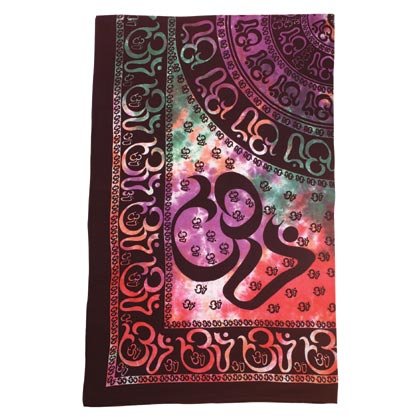 35339 Om Sanskrit Design Cotton Sheet