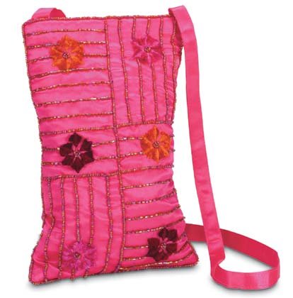 35540 Embroidered Flower Bag