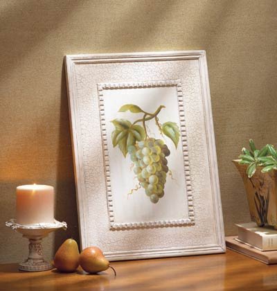 35580 Grapes Printed Wall Art Frame
