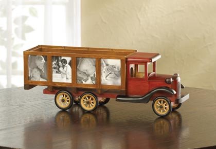 35656 Wood Model Truck Photo Frame