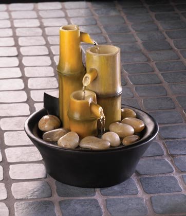 35658 Zen Bamboo Tabletop Fountain