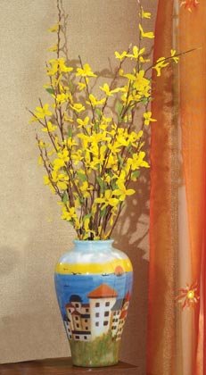 35670 Patchwork Fabric Vase