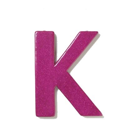 36835 Glitter Initial K
