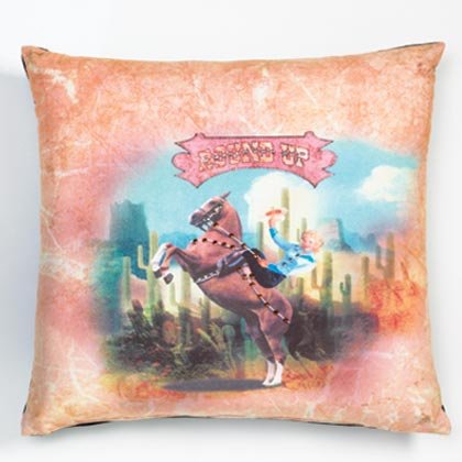 36781 Sublimated Art Pillow -Rodeo