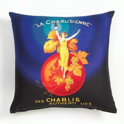 36778 Sublimated Art Pillow - La Chablisienne