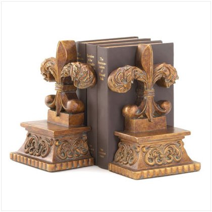 36011 Fleur-de-lis Bookends