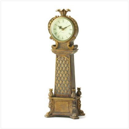 36413 Pineapple Pedestal Clock