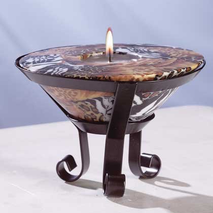 33718 Safari Cone-Shaped Candle