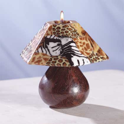 33725 Safari Lamp Shade Candle