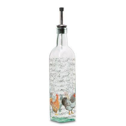35808 PRETTY BOYS GLASS OIL BOTTLE