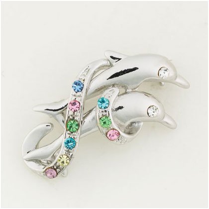 36903 Double Dolphins Pin