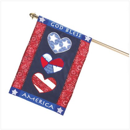90024 God Bless America Mini-Flag