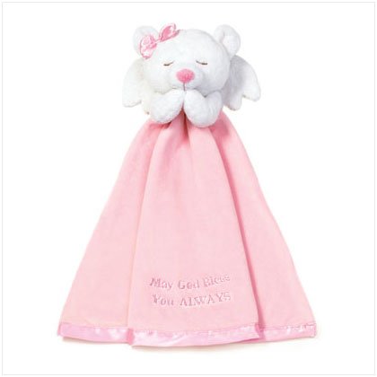 36626 Girl's Angel Bear Security Blanket