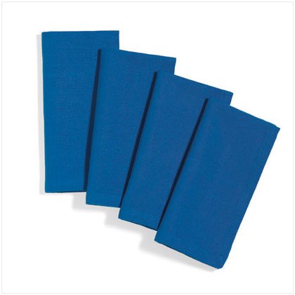 36498 Blue Table Napkins Set