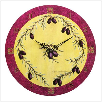 36555 Montalcino Wall Clock