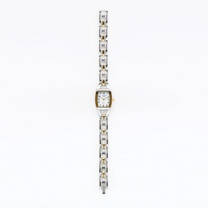 36799 Two-TOne Metal Link Watch