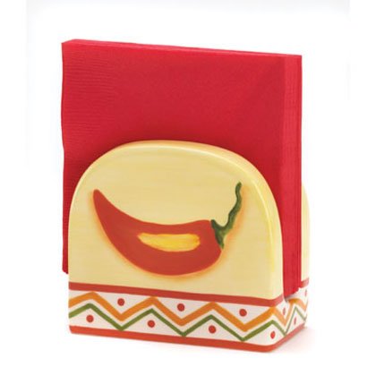 36672 Chili Pepper Napkin Holder