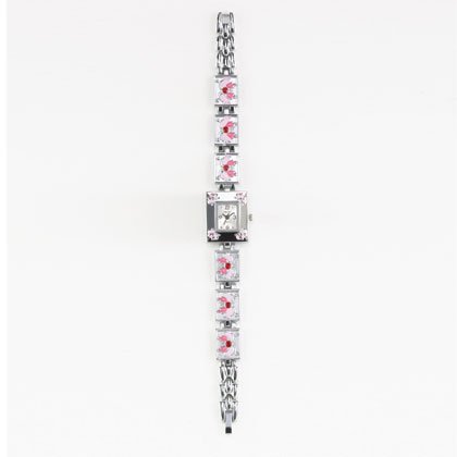 36813 Pink Butterfly Lady's Watch