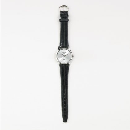 36819 Men's Leather Band Watch