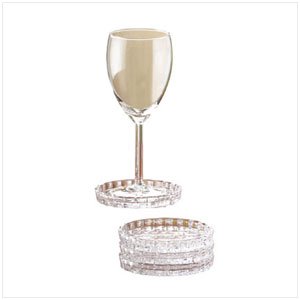 36971 LADY ANNE(TM) CRYSTAL COASTER SET